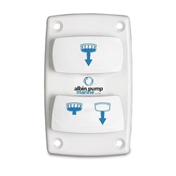 Picture of Albin 07-66-025 Silent Electric Toilet Rocker Switch Control Panel 12/24V