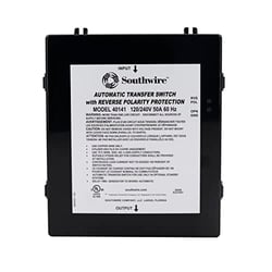 Picture of Southwire 40141-001 50 Amp Automatic Reverse Polarity Transfer Switch 120/240V RV