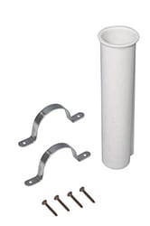 Picture of Moeller 05360510 Side Mount Rod Holder - White Polypropylene