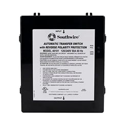 Picture of Southwire 40101-001 50A Automatic Transfer Switch with Reverse Polarity & Open Ground Protection