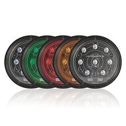 Picture of J.W. Speaker 0642121 Model 234 LED Tail Light with Flasher White 12/24V