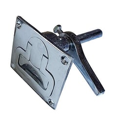 Picture of Sea-Dog Line 222435-1 Chrome Plated Brass Hatch Handle Latch 3-1/8" x 2-11/16"