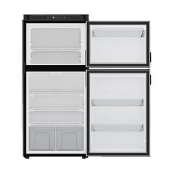 Picture of Norcold N8DCBKL 8 Cu Ft 12V DC Compressor Refrigerator Left Hand Hinge Black