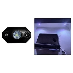 Picture of Black Oak LED RL-W Rock Accent Light White LED Black Housing