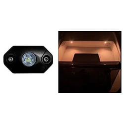 Picture of Black Oak LED RL-A Rock Accent Light - Amber LED Black Housing