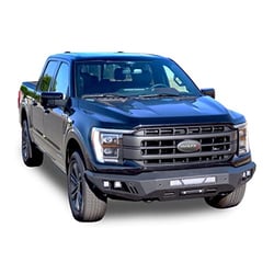 Picture of TrailFX FLDB010TI Black Titanium Steel Front Bumper
