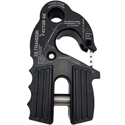 Picture of Factor 55 00250-04 UltraHook Winch Hook with Shackle Mount Black