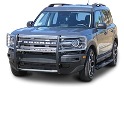 Picture of TrailFX E0044S Polished Stainless Steel Grille Guard Ford Bronco Sport