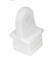 Picture of Whitecap Industries 3516WP 1" Square Inside Eye End White Nylon