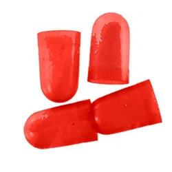 Picture of VDO Gauges 600859 Type D Peanut Bulb Light Diffuser Red 4-Pack