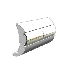 Picture of Taco Metals V219679BKA20D 1-7/8" Black Rigid Rub Rail for Marine Applications