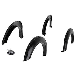 Picture of TrailFX PFFF3011S Smooth Black Fender Flare Set for Ford F-150