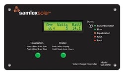 Picture of Samlex EVO30AB 30 Amp PWM Solar Charge Controller 12/24V