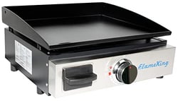 Picture of Flame King YSNFM-HT-200 Portable Propane Cast Iron Grill Griddle for RV and Outdoor Cooking