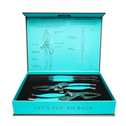 Picture of Toadfish 1022 Crab & Lobster Seafood Tool Set - 2 Shell Crackers & 4 Forks