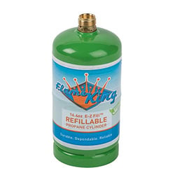 Picture of Flame King YSN164 Refillable 1lb Propane Cylinder Tank DOT Compliant