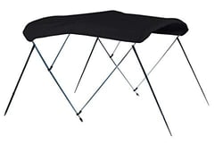Picture of Carver Covers A5487TB02 54" High 3 Bow Bimini Top Jet Black 6' Long
