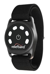 Picture of Reliefband Technologies RBSPT-B Sport Anti-Nausea Wristband Waterproof FDA Cleared