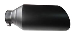 Picture of SPEEDFX 414B 4 Inch Inlet 8 Inch Outlet Black Stainless Exhaust Tip