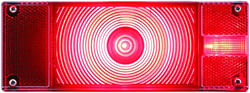 Picture of Optronics STL0016RBP LED Low Profile Marine Tail Light Red