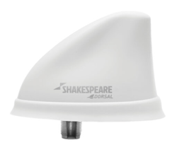 Picture of Shakespeare 5912DSVHFW DORSAL Low Profile VHF Marine Antenna White 26ft RG58 Cable