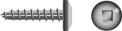 Picture of Seachoice SC6251 Square Drive Pan Head Self-Tapping Screws #14 x 3/4 Inch Stainless Steel