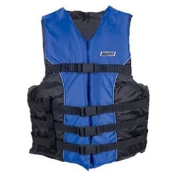 Picture of Seachoice 50-85370 4-Belt Ski Vest Blue 3XL/4XL