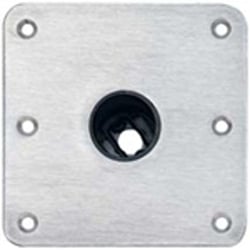 Picture of Springfield Marine 1630004 Kingpin 6" x 8" Stainless Steel Threaded Deck Base