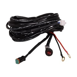 Picture of TFX Lighting WRHRNSS1 LED Wiring Harness with Switch for Single Cube or Light Bar