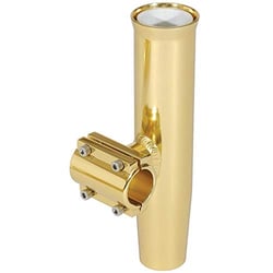 Picture of Lee's Tackle RA5201GL Clamp-On Rod Holder Gold Aluminum Horizontal 1.050" Pipe