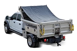 Picture of Buyers DTR7018 Dump Truck Tarp Roller Kit 7ft x 18ft Black Mesh