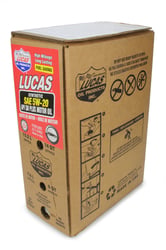 Picture of Lucas Oil 18004 Synthetic SAE 5W-20 Motor Oil - 6 Gallon Box
