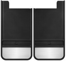 Picture of Husky Liners 55101 Rubber Rear Mud Flaps - 12in W/ Weight