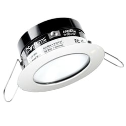 Picture of I2Systems A503-31AAG Apeiron PRO 3W Spring Mount LED Downlight - Round - Cool White/Red - White Finish