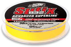 Picture of Sufix 660-020Y 832 Advanced Superline Braid 20lb 150yd Hi-Vis Yellow