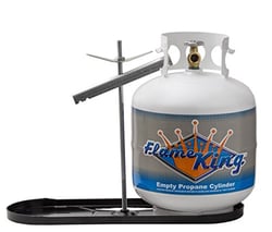 Picture of Flame King KT20MNT Dual Propane Tank Rack for RV Trailer Tongue Mount