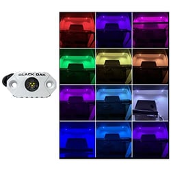 Picture of Black Oak LED MAL-RGB Marine Rock Accent Light RGB White Housing