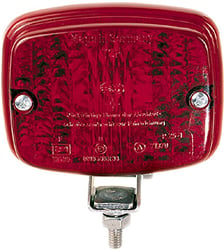 Picture of Hella 003030151 Model 100 Red Rear Fog Lamp Universal Mount