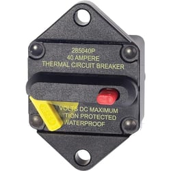 Picture of Blue Sea Systems 7084BSS 285 Series 60A Panel Mount DC Circuit Breaker