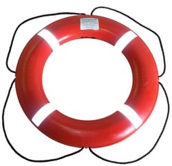 Picture of Dock Edge DE56203F Dolphin Hardshell Life Ring Buoy SOLAS 30" Orange