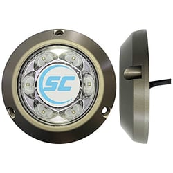 Picture of Shadow-Caster LED Lighting SC3-GW-ALSM SC3 Series Underwater Light Great White