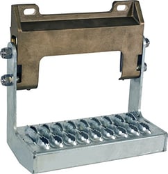 Picture of Buyers 5230710 Folding Breakaway Truck Step 7x10 Inch Galvanized Steel