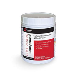 Picture of Shurhold YBP-0121 Buff Magic Metal Polishing Compound with Jewelers Rouge 4lb
