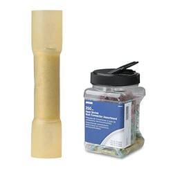 Picture of Ancor 309201 Marine Grade Heat Shrink Butt Connectors 12-10 AWG Yellow 200-Pack