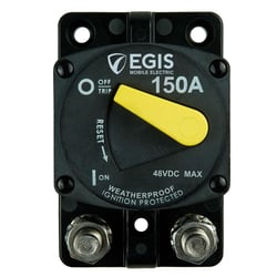 Picture of Egis Mobile Electric 4704-150 150A Surface Mount Circuit Breaker 48V DC