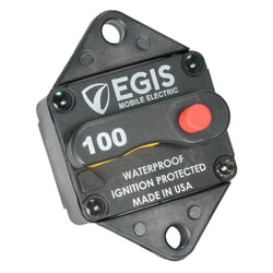Picture of Egis Mobile Electric 4706-100 Panel Mount Circuit Breaker 100A 48V DC