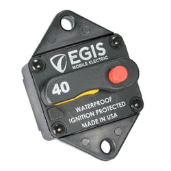 Picture of Egis Mobile Electric 4706-040 40A Panel Mount Circuit Breaker 285 Series 48V DC