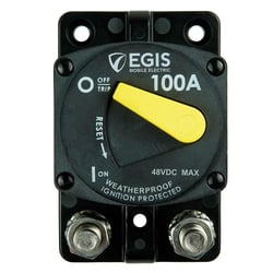Picture of Egis Mobile Electric 4704-100 100A Surface Mount Circuit Breaker 48V