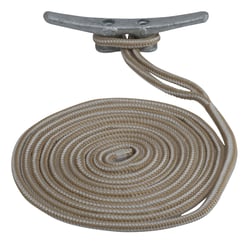 Picture of Sea-Dog Line 302116035G-W-1 Double Braided Nylon Dock Line 5/8" x 35' Gold/White
