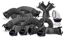 Picture of Valterra D040678 Silverback Complete Dual Drain RV Sewer Hose System 20ft